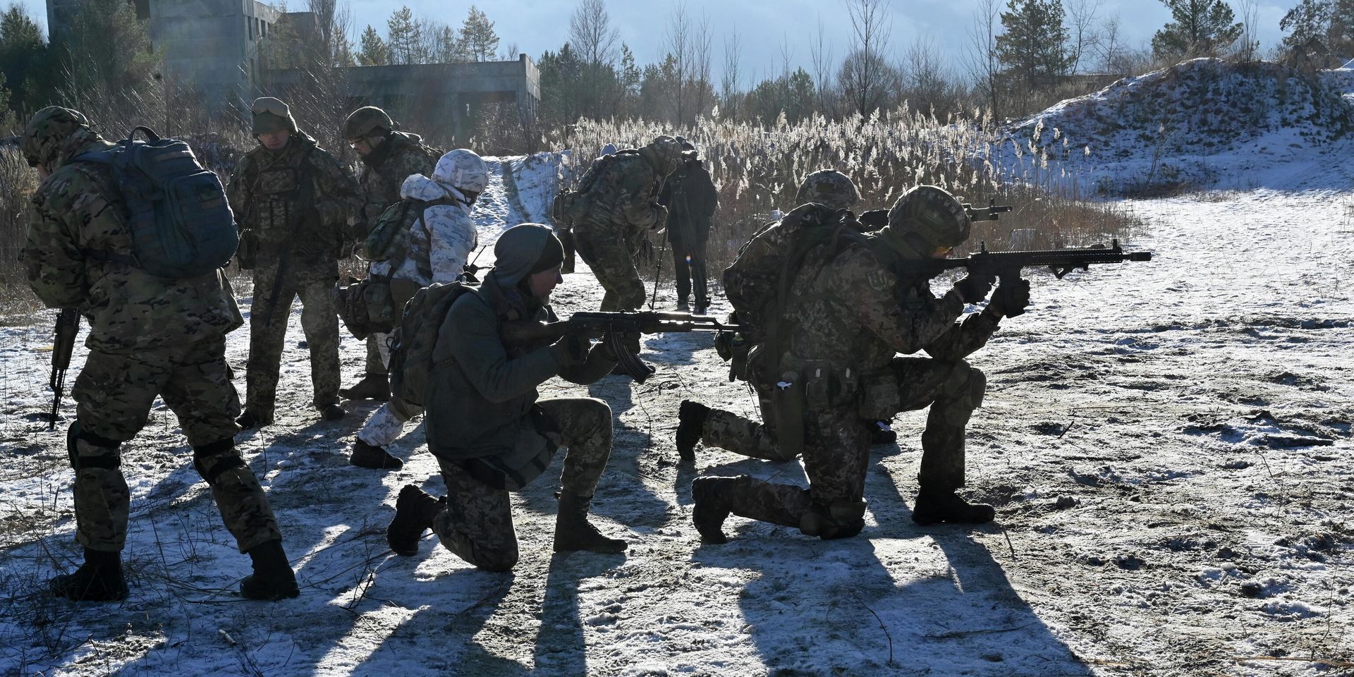 Военные учения под Киевом, Украина - ИноСМИ, 1920, 25.01.2022
