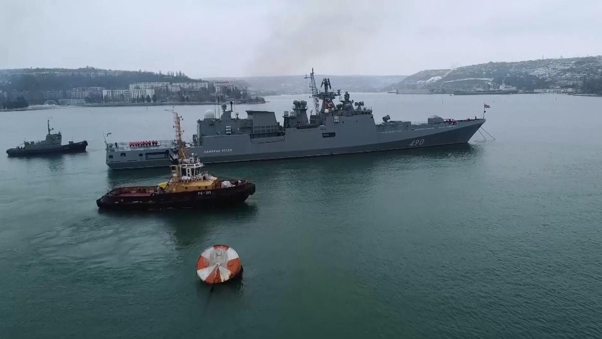 Учения Черноморского флота в Черном море