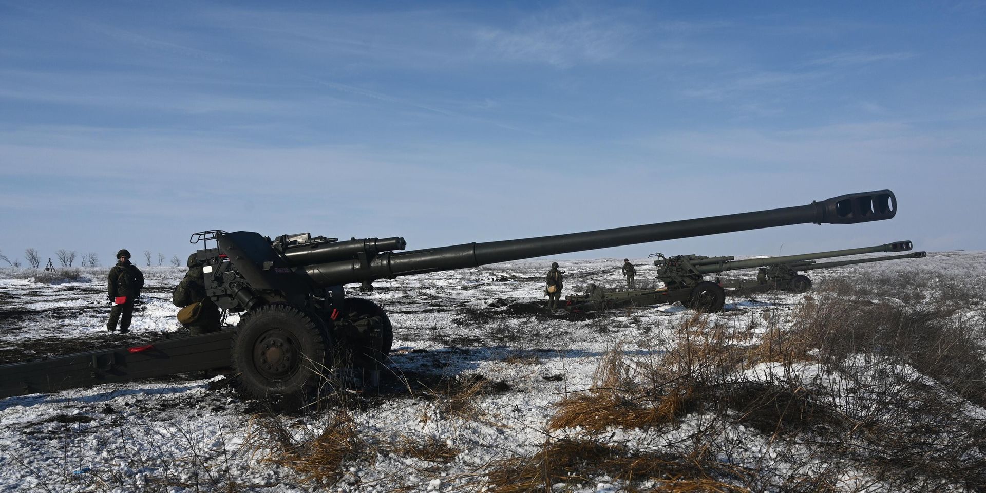 Учения артиллеристов и мотострелковых войск в Южном военном округе - ИноСМИ, 1920, 13.02.2022