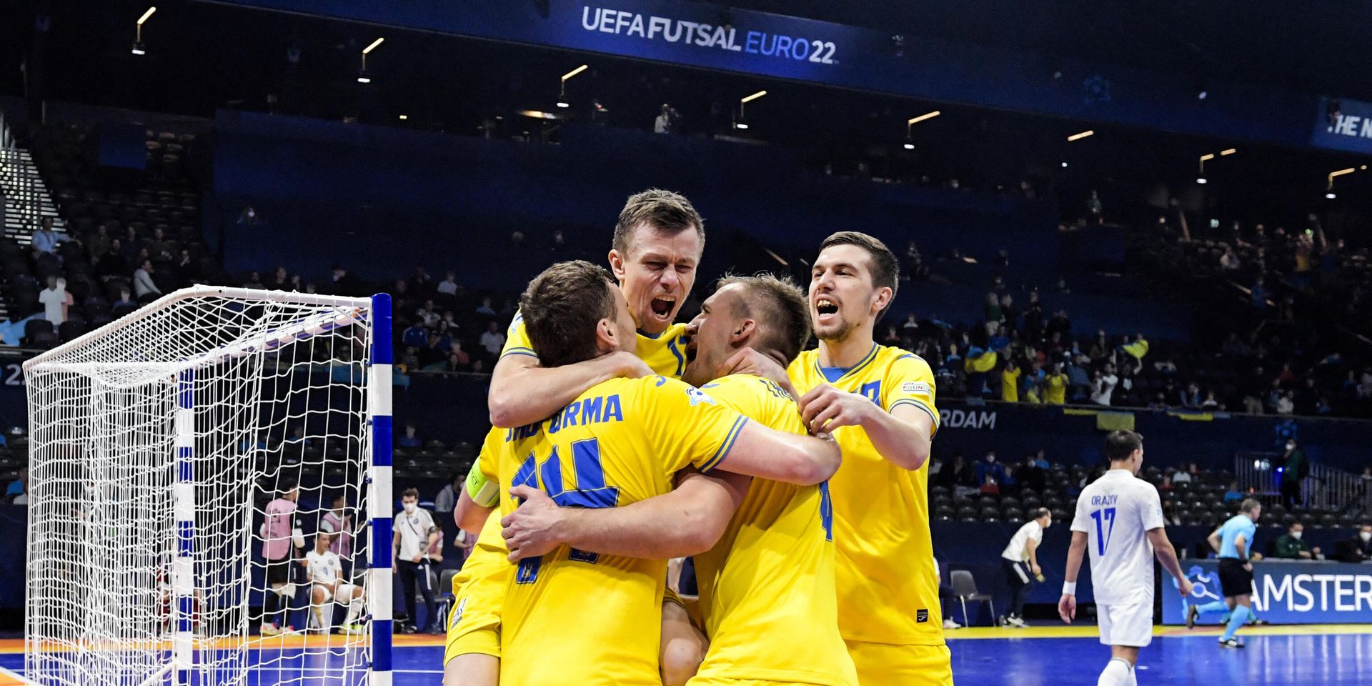 Национальная сборная Украины по футзалу во время матча в Амстердаме - ИноСМИ, 1920, 02.02.2022