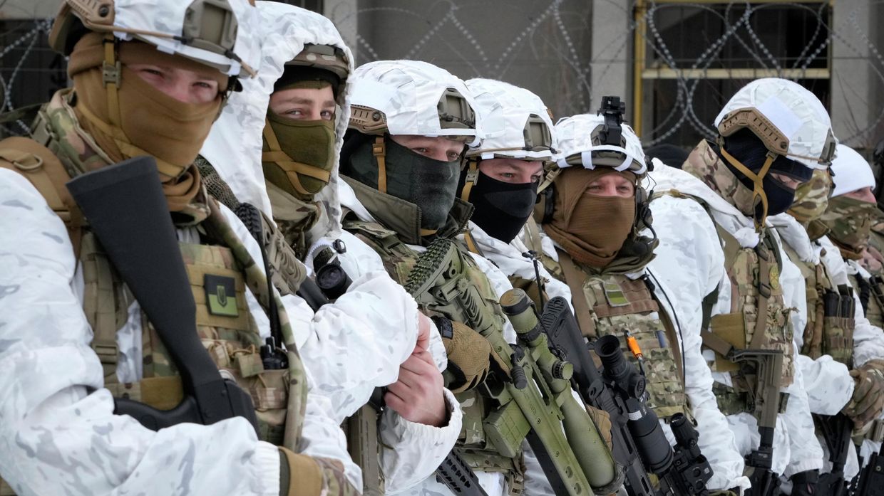 Военные учения в Киеве