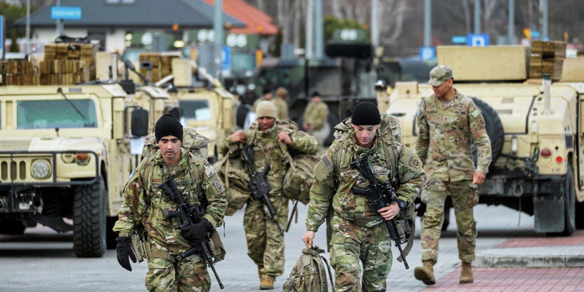 Американские военные в аэропорту Жешув-Ясенка в Ясенке, Польша - ИноСМИ, 1920, 10.02.2022