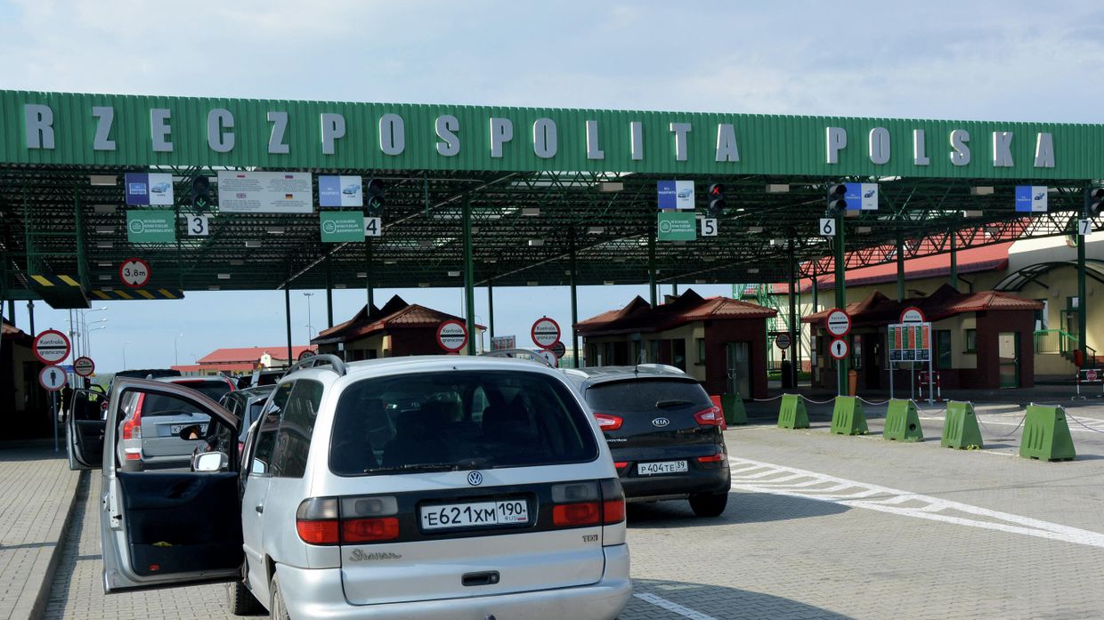 Российско-польская граница в Гжехотках