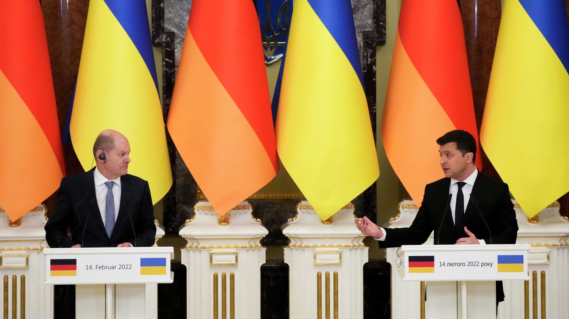 Канцлер Германии Олаф Шольц и президент Украины Владимир Зеленский - ИноСМИ, 1920, 03.05.2023