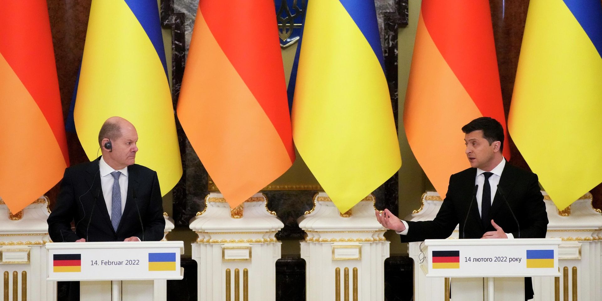 Канцлер Германии Олаф Шольц и президент Украины Владимир Зеленский - ИноСМИ, 1920, 03.05.2023