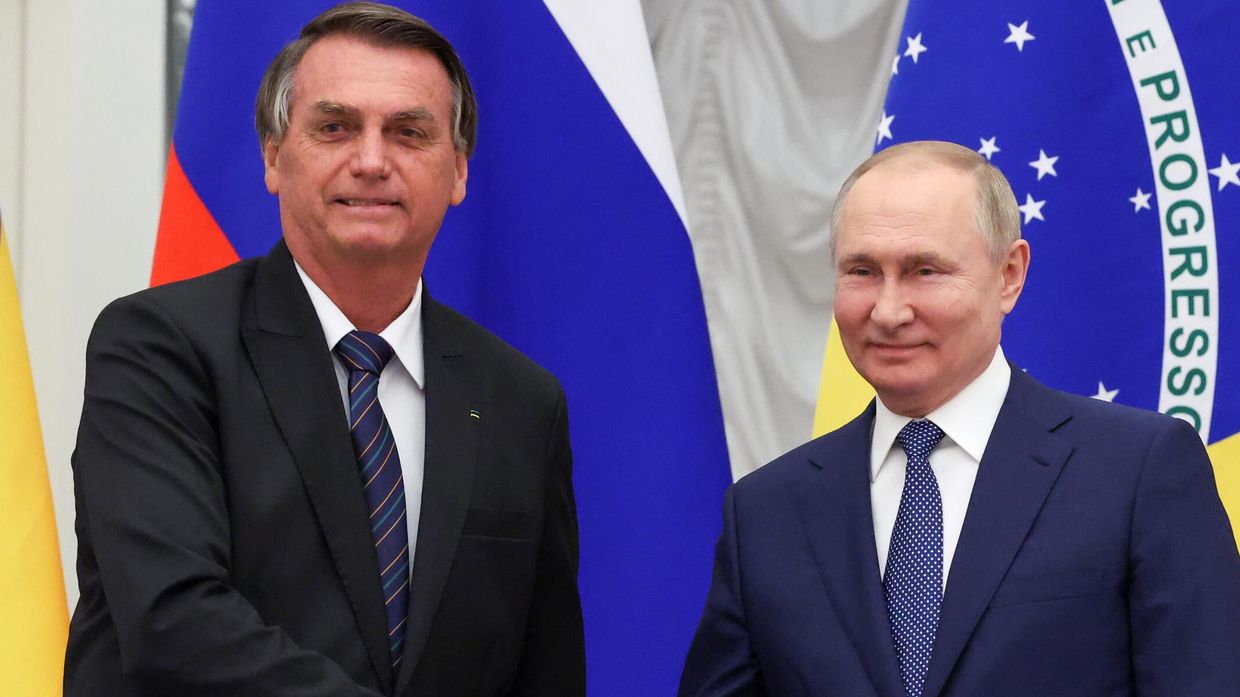 Встреча президентов России и Бразилии В. Путина и Ж. Болсонару 