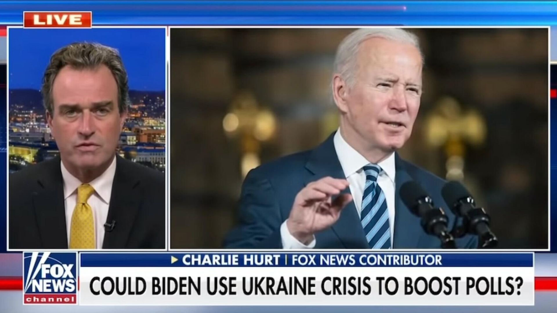 Fox News: не воспользуется ли Байден украинским кризисом для поднятия своих рейтингов? - ИноСМИ, 1920, 21.02.2022