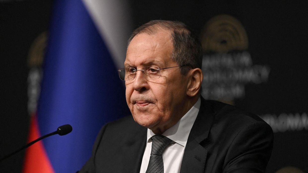 Министр иностранных дел РФ Сергей Лавров на полях дипломатического форума в Анталье