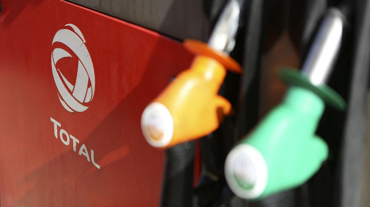 Автозаправочная станция Total в Луччане, Франция