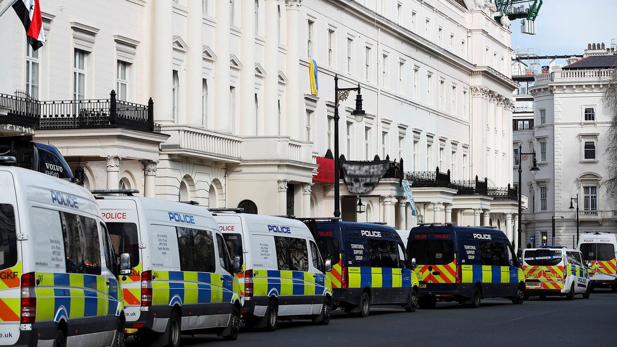 Полиция в центре Лондона