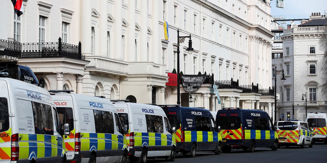 Полиция в центре Лондона