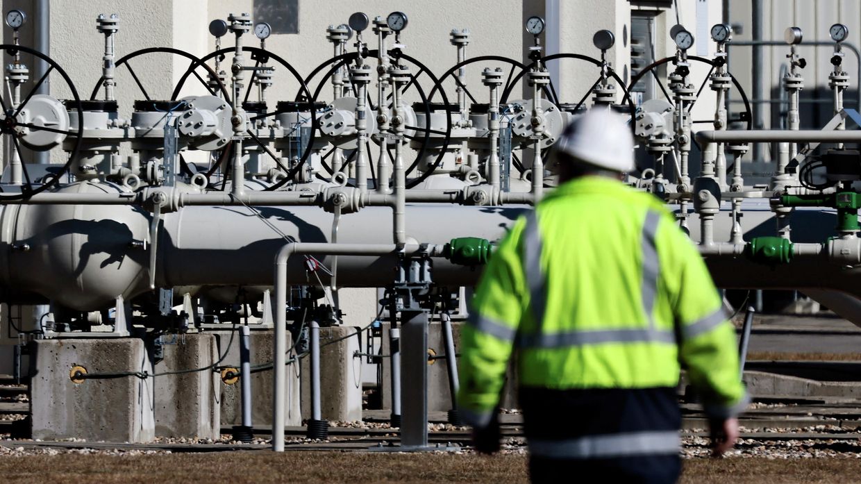 Распределительная станция газопровода Северный поток-1 в Люблине, Германия