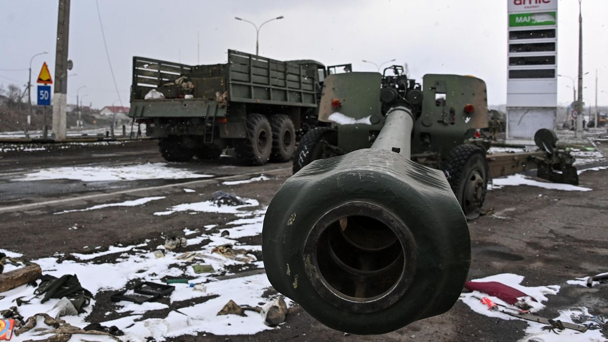 Уничтоженная военная техника ВСУ в окрестностях Херсона