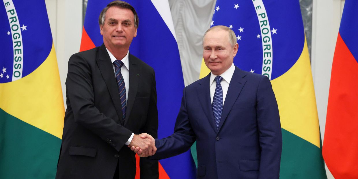 Встреча президентов России и Бразилии В. Путина и Ж. Болсонару 