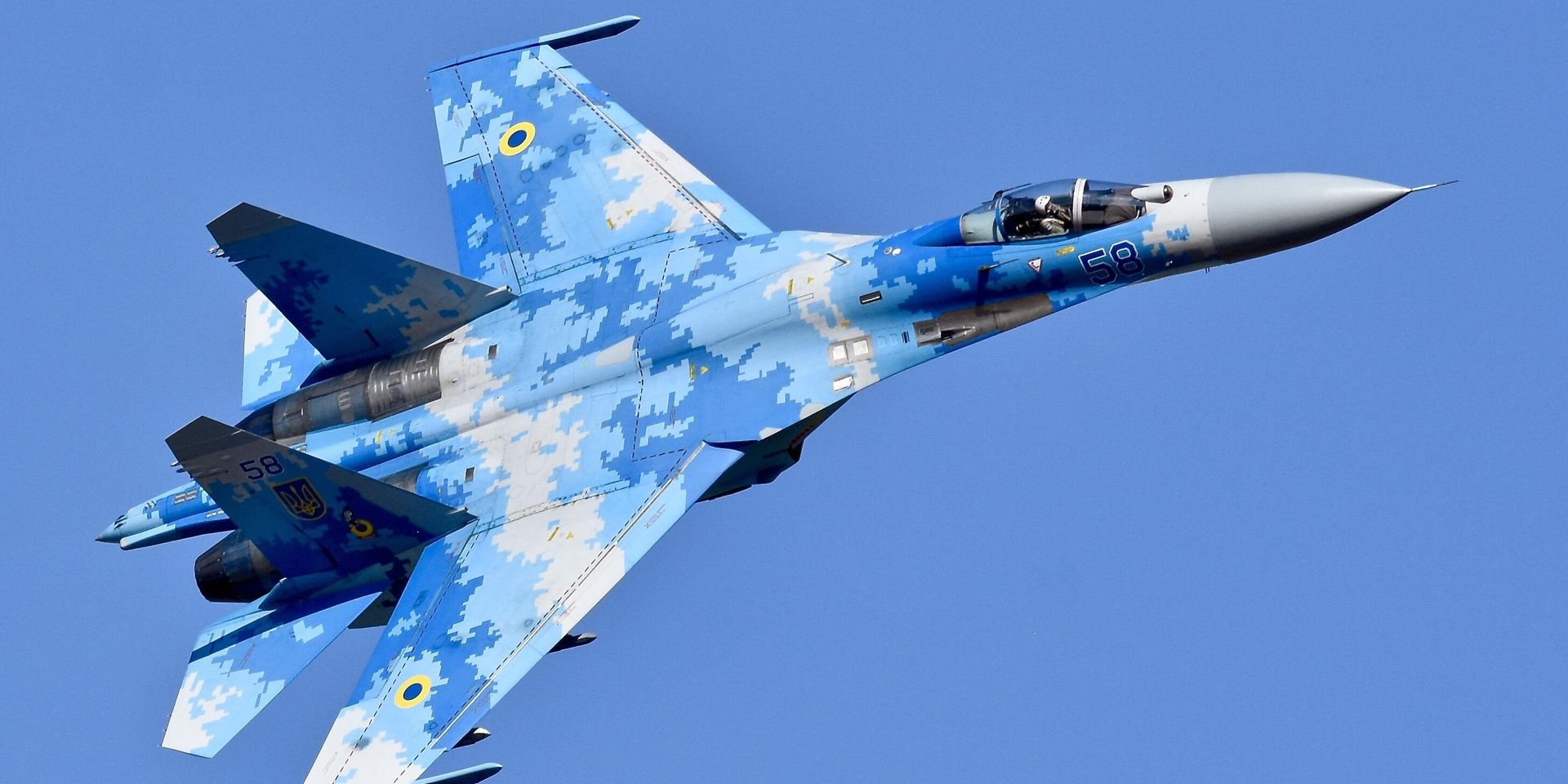 Украинский истребитель Су-27С - ИноСМИ, 1920, 08.08.2025