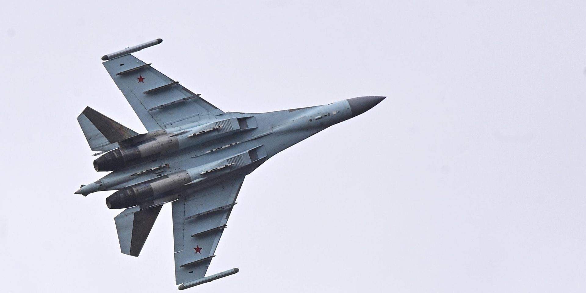 Истребитель СУ-35С ВКС РФ во время совместных учений России и Белоруссии Союзная решимость-2022 - ИноСМИ, 1920, 05.03.2025
