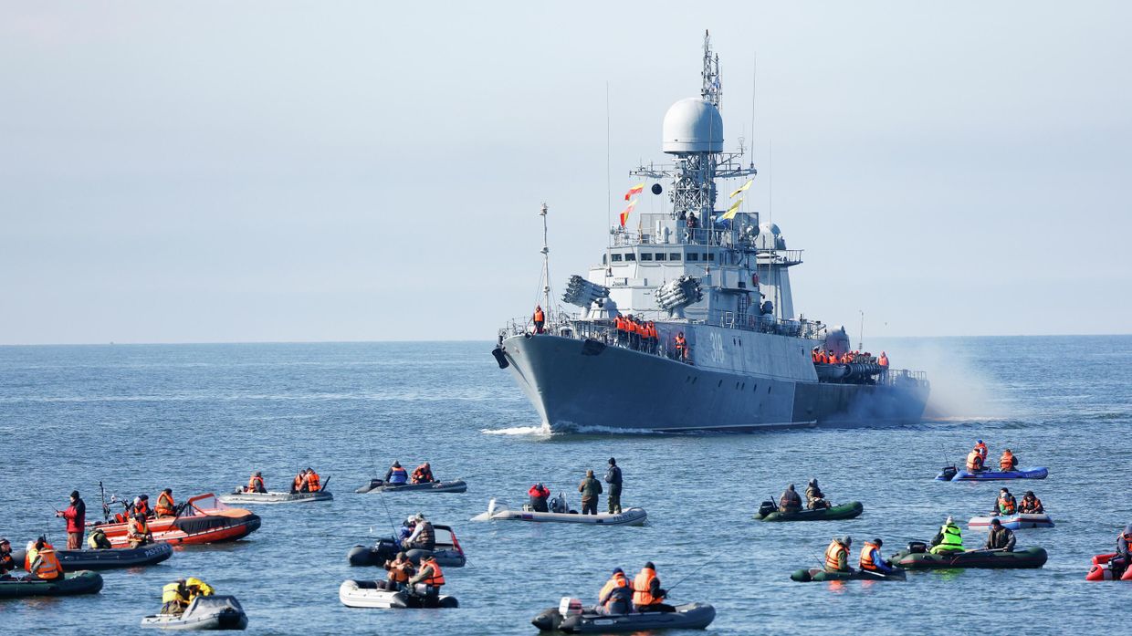 Малый противолодочный корабль Алексин Балтийского флота ВМФ России