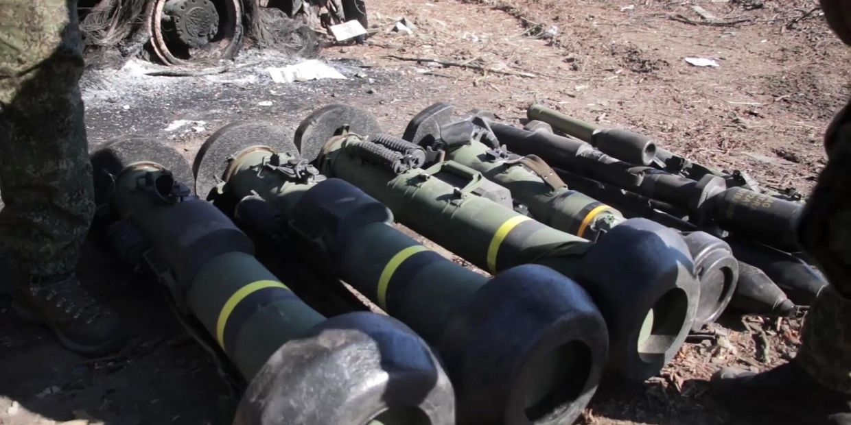 Военная техника западного производства, захваченная российскими десантниками на Украине