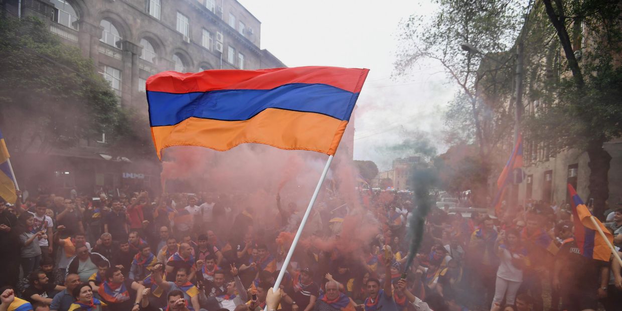 Шествие оппозиции в Ереване