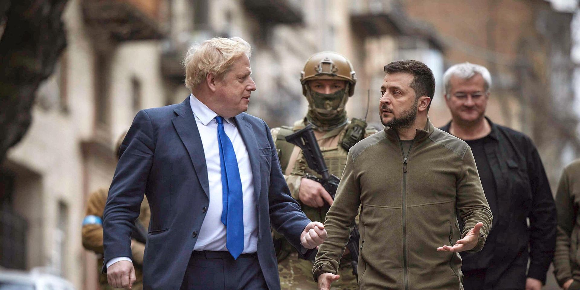 Президент Украины Владимир Зеленский и премьер-министр Великобритании Борис Джонсон - ИноСМИ, 1920, 20.06.2022