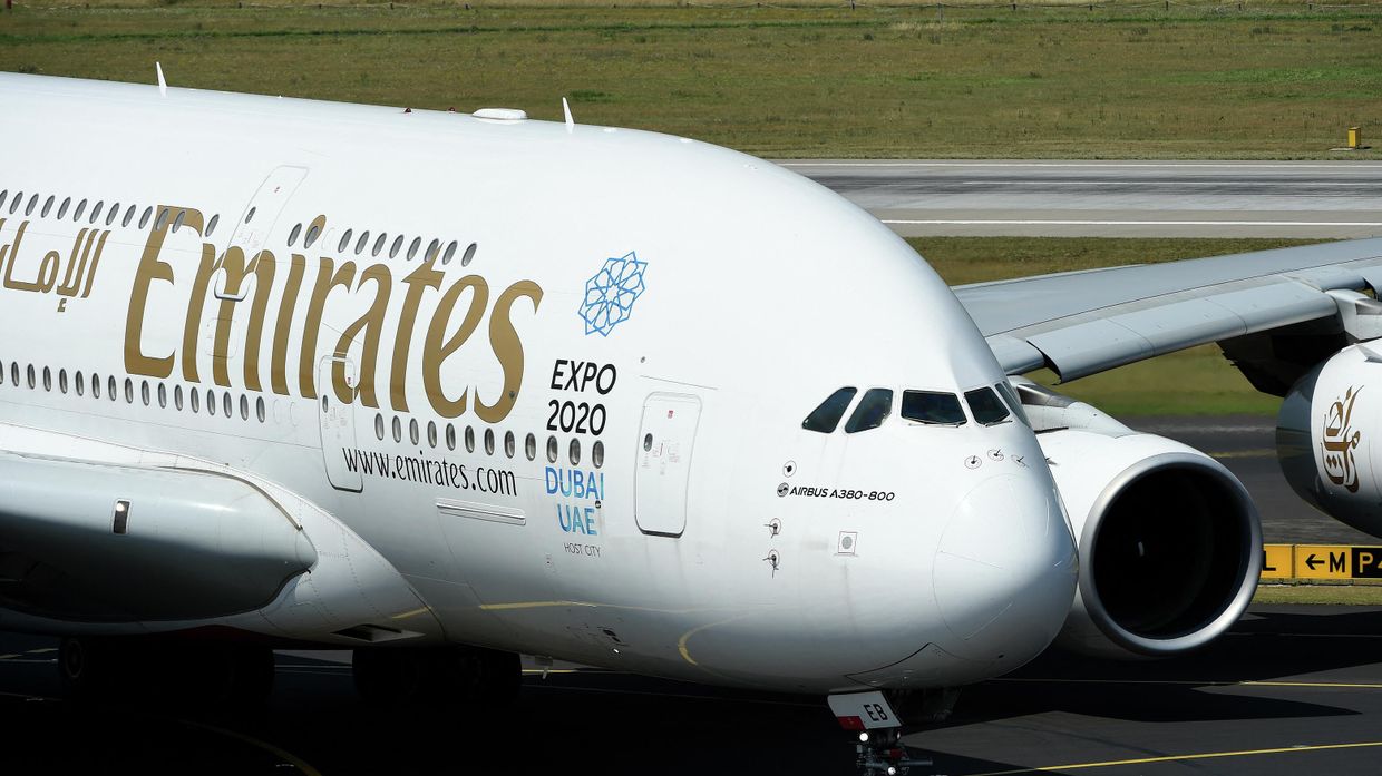 Самолет авиакомпании Emirates