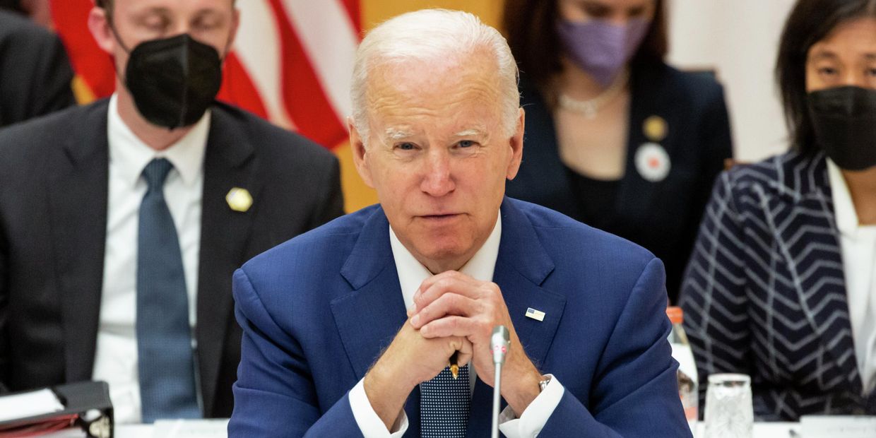 Президент США Джо Байден на саммите в Токио