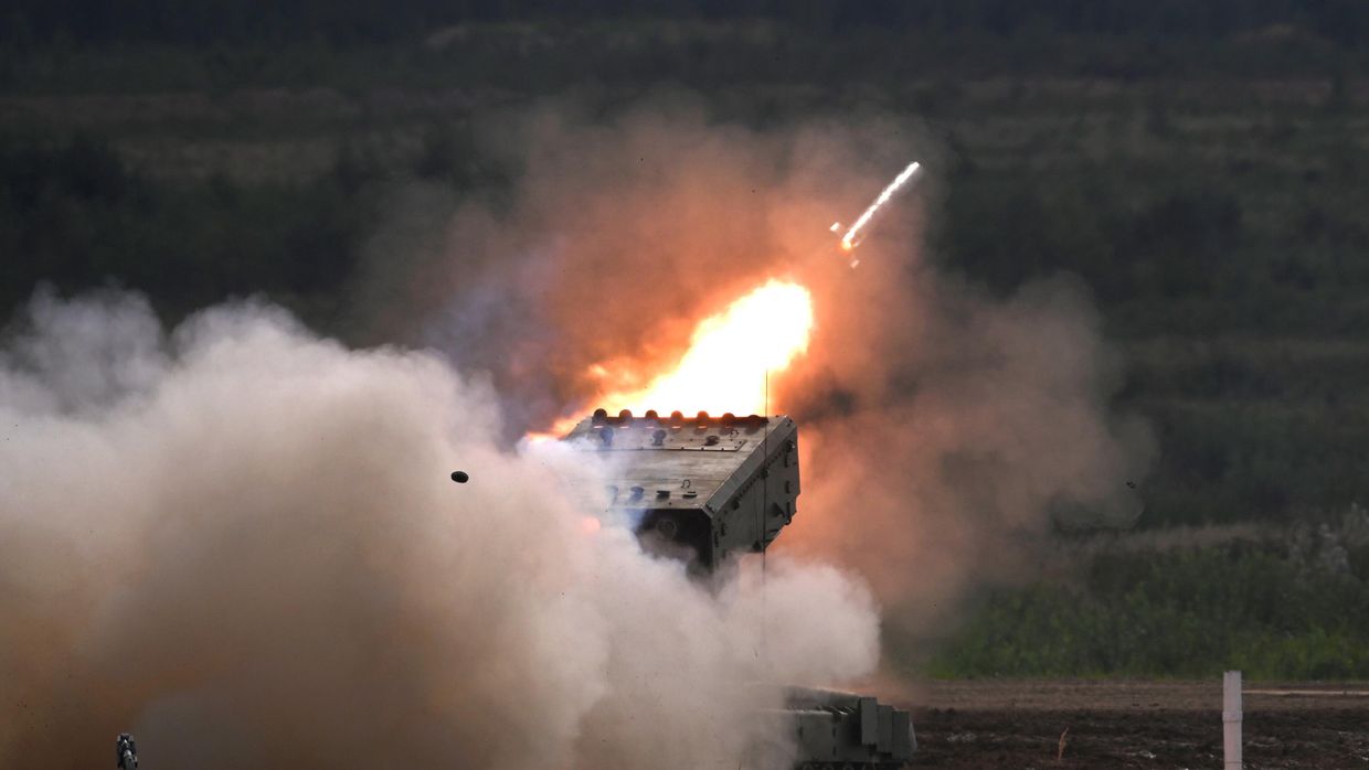 Тяжелая огнеметная система ТОС-1А Солнцепёк