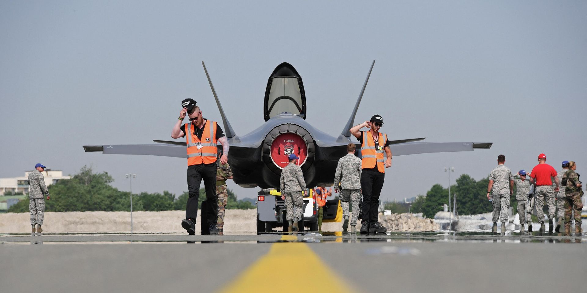Истребитель Lockheed Martin F-35 на Международном Парижском авиасалоне в Ле Бурже - ИноСМИ, 1920, 31.05.2022