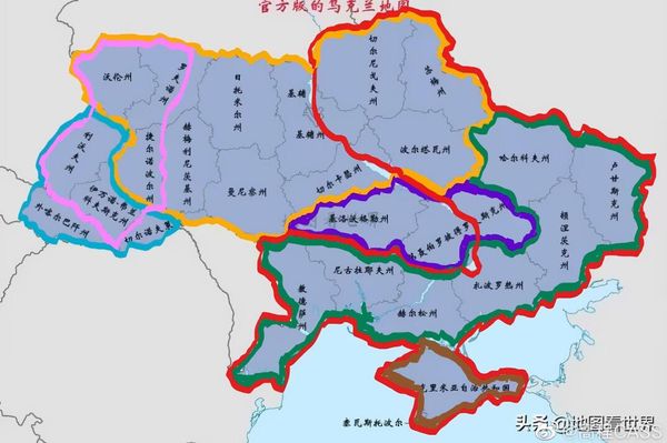 Карта Украины