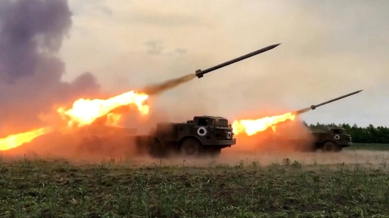 Боевая работа РСЗО Ураган ЦВО в ходе специальной военной операции