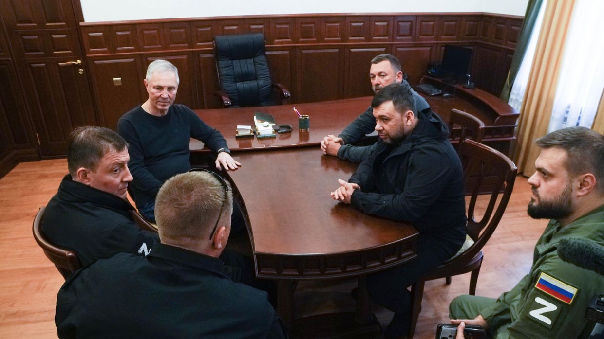 А. Турчак и Д. Пушилин приехали в Херсон на переговоры с главой областной администрации В. Сальдо