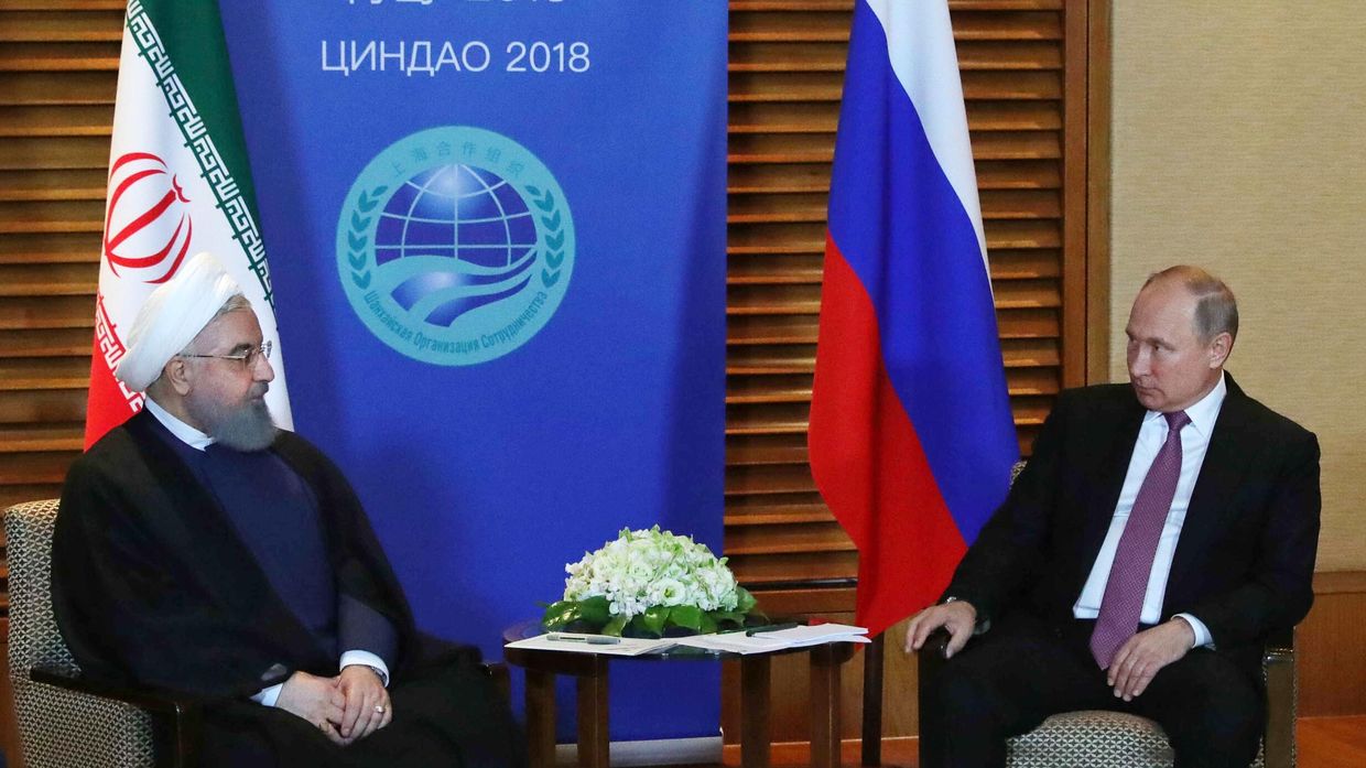 Президент РФ В. Путин на саммите ШОС в Китае