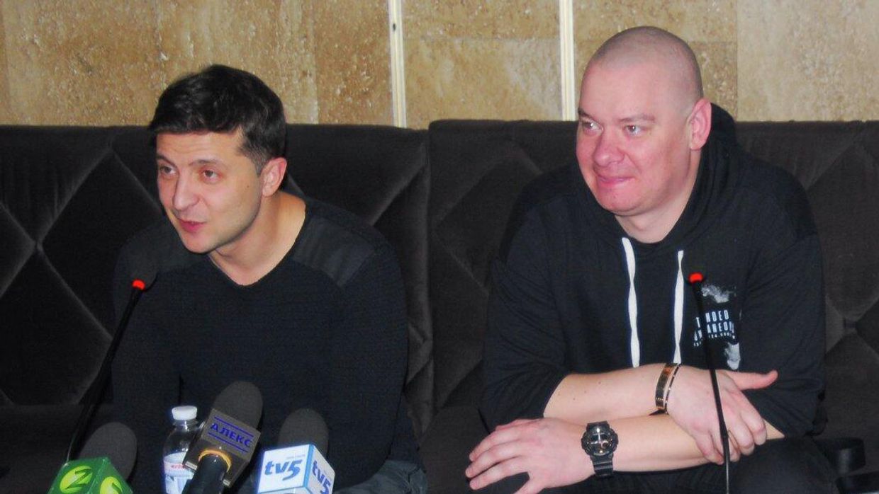 Евгений Кошевой и Владимир Зеленский