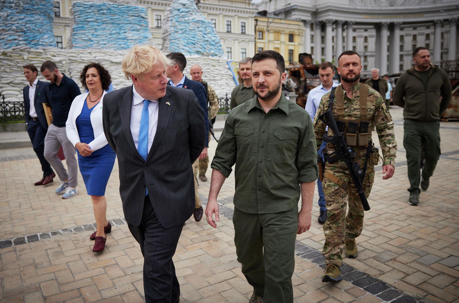 Президент Украины Владимир Зеленский и премьер-министр Великобритании Борис Джонсон - ИноСМИ, 1920, 12.05.2026