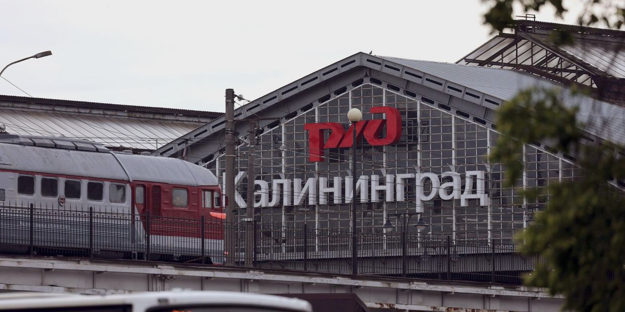 Железнодорожная сортировочная станция в Калининграде