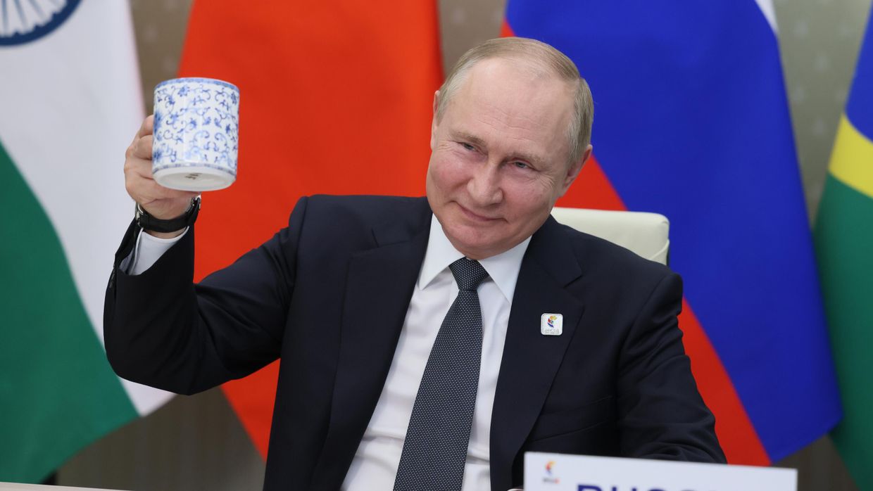 Президент РФ В. Путин принял участие в саммите БРИКС