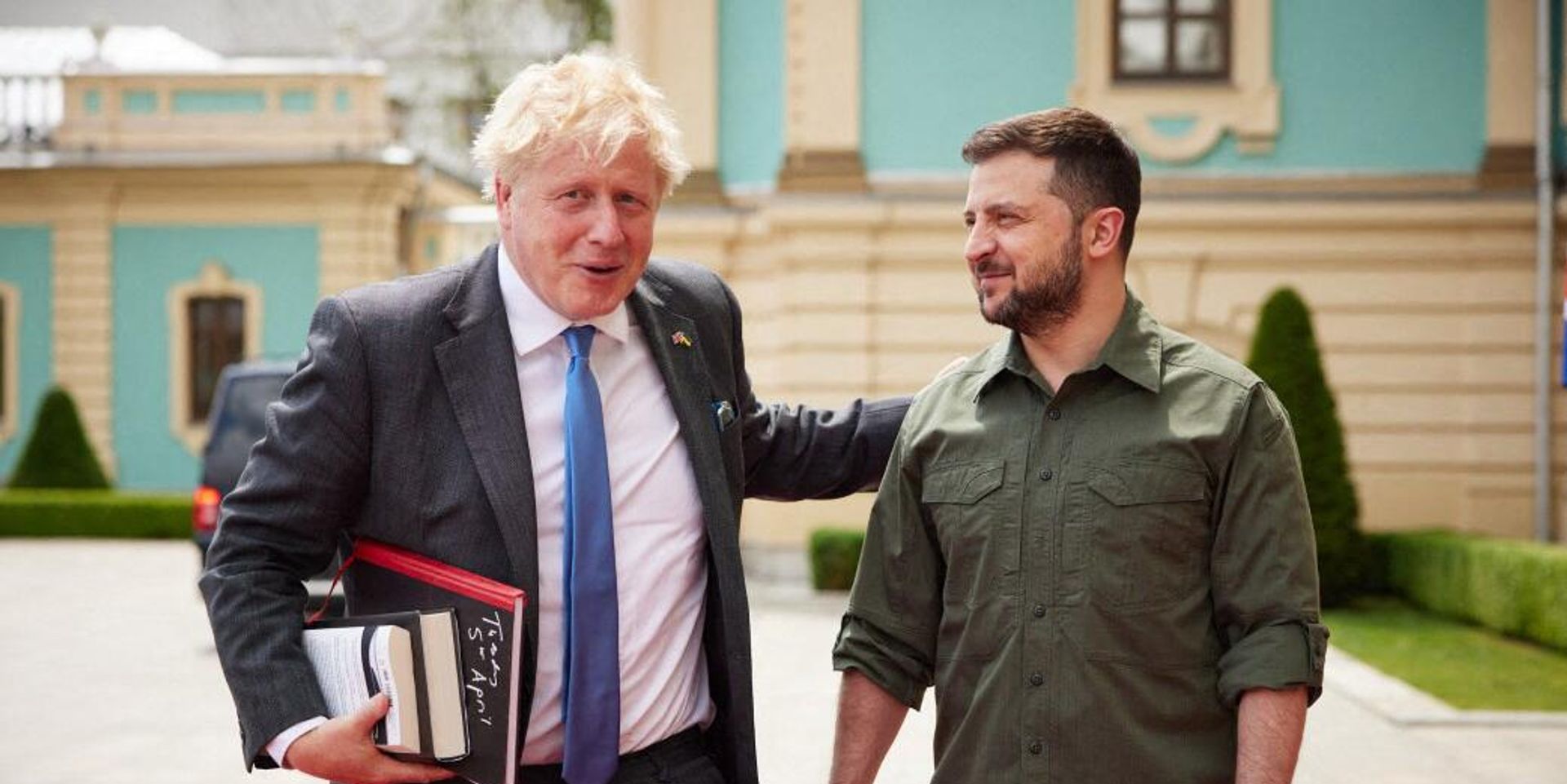 Президент Украины Владимир Зеленский и премьер-министр Великобритании Борис Джонсон - ИноСМИ, 1920, 24.06.2022