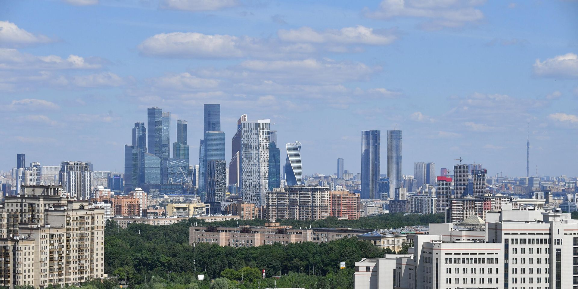 Вид на здания московского международного делового центра Москва-Сити - ИноСМИ, 1920, 27.06.2022