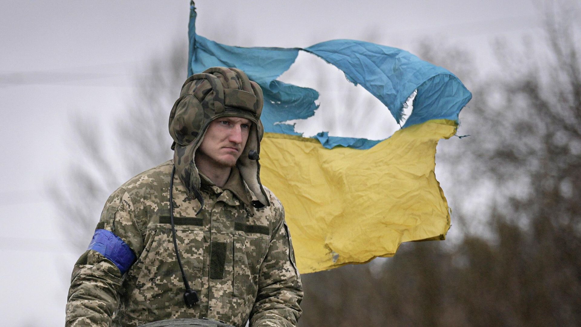 Украинский военнослужащий под Киевом - ИноСМИ, 1920, 19.11.2023