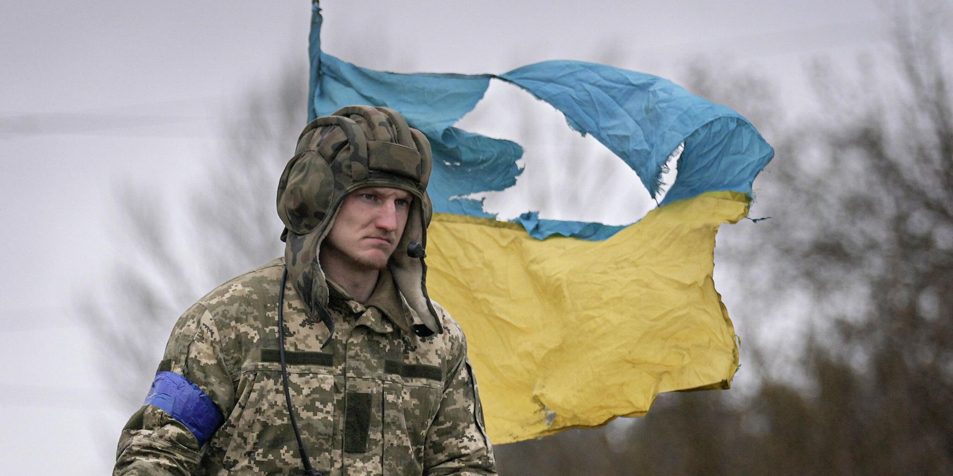 Украинский военнослужащий под Киевом - ИноСМИ, 1920, 11.04.2023
