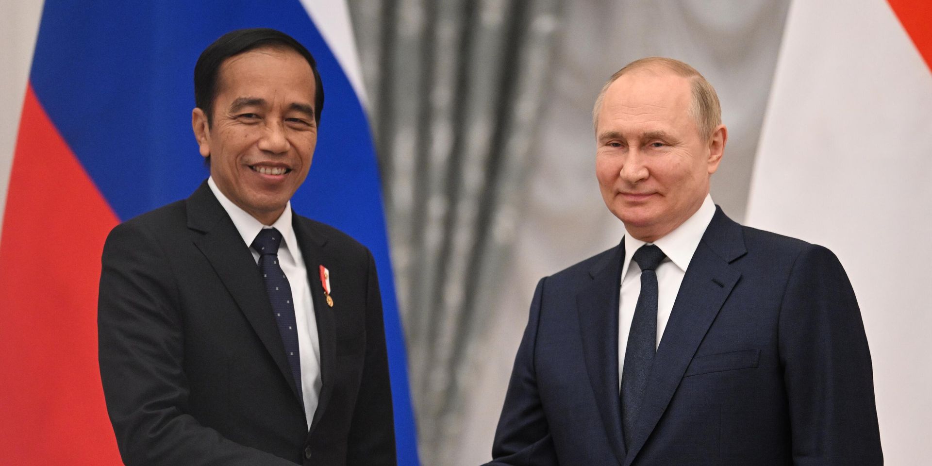 Президент РФ В. Путин провел встречу с президентом Индонезии Дж. Видодо - ИноСМИ, 1920, 11.10.2022