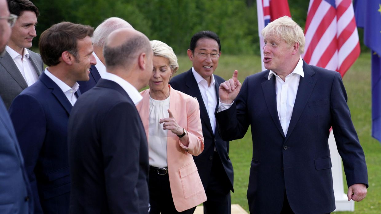 Лидеры стран G7 на саммите в Германии