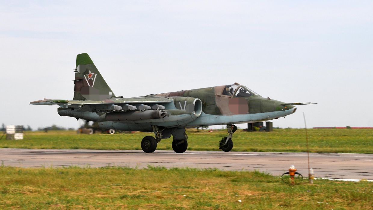 Аэродром базирования Су-25 в зоне проведения спецоперации