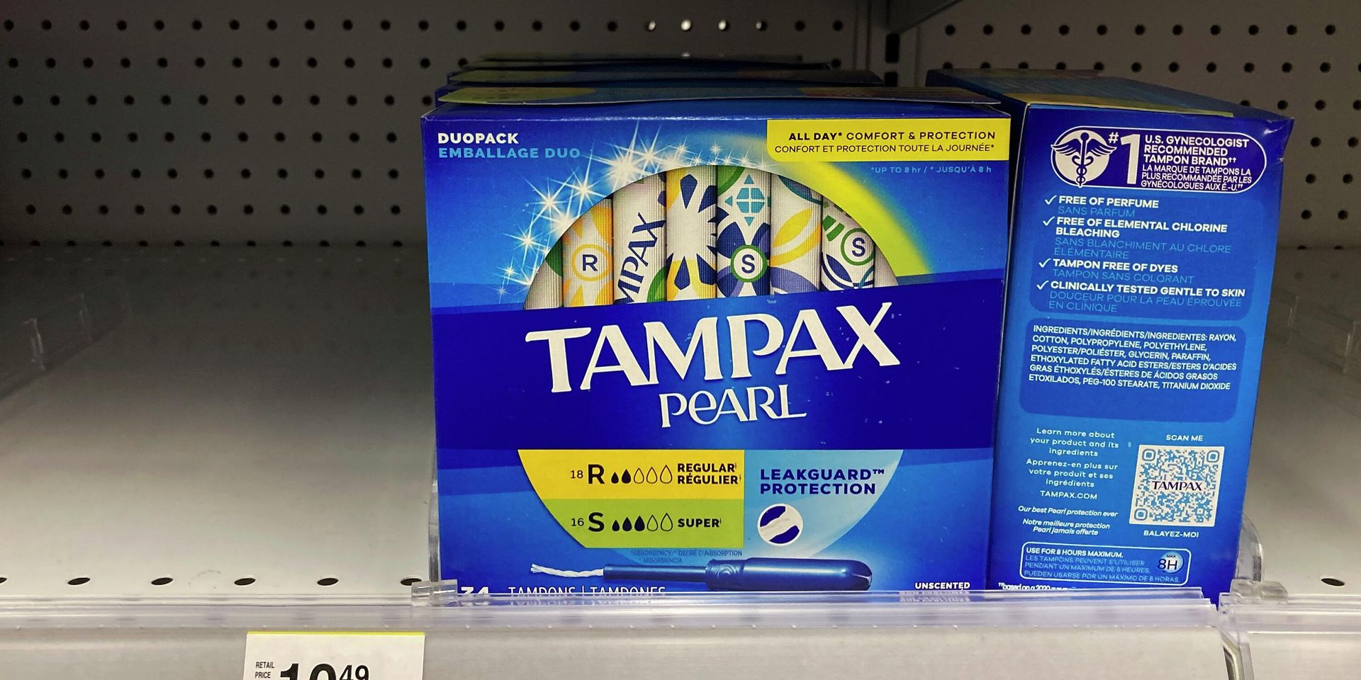 Коробки с тампонами Tampax в магазине в Уилинге, штат Иллинойс - ИноСМИ, 1920, 14.07.2022