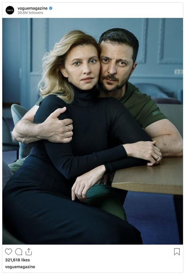 Скриншот из аккаунта Vogue