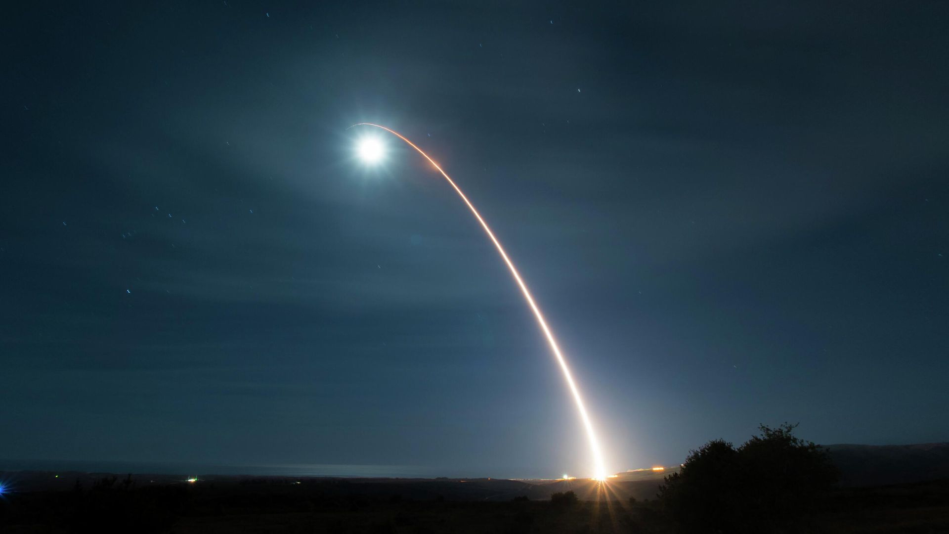 Запуск американской межконтинентальной баллистической ракеты Minuteman III - ИноСМИ, 1920, 29.07.2022