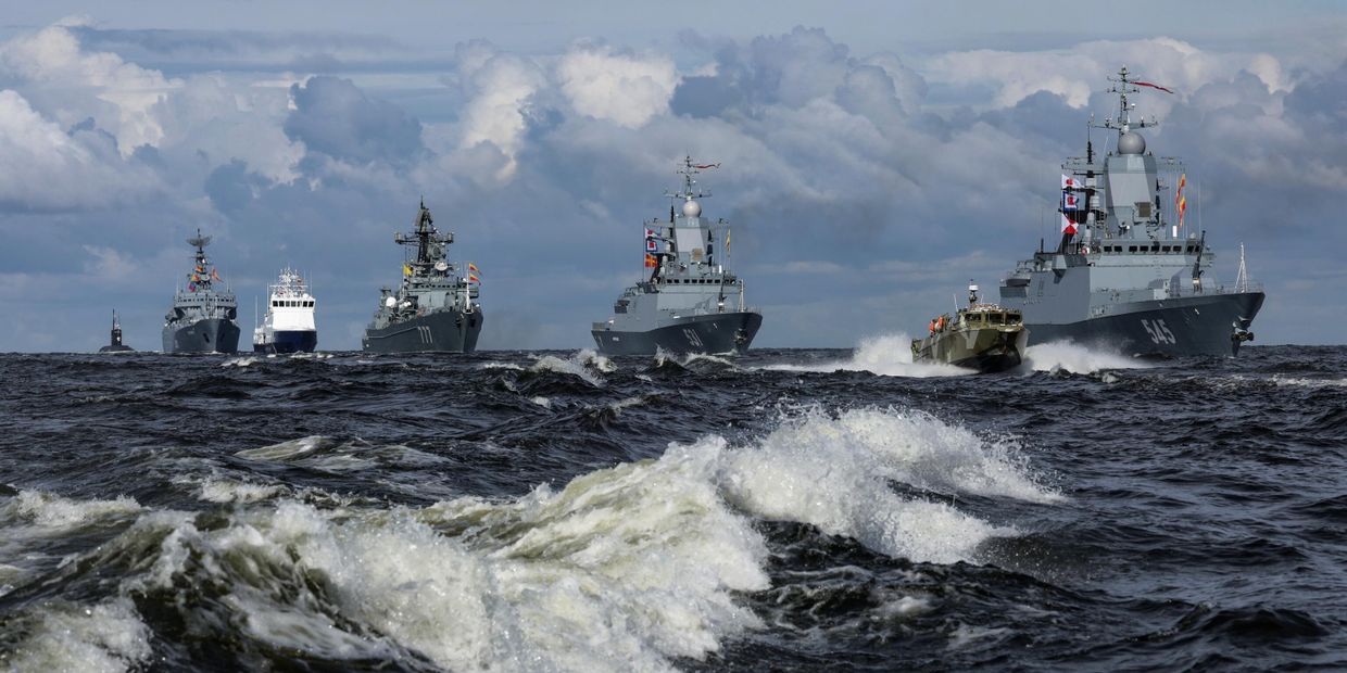 Генеральная репетиция парада ко Дню ВМФ