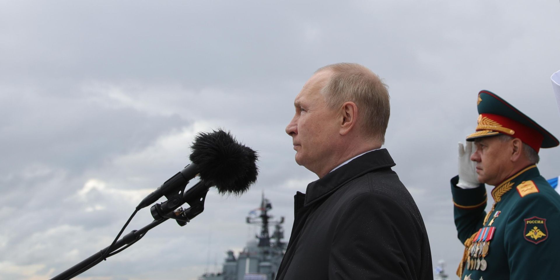Президент РФ В. Путин принял Главный военно-морской парад - ИноСМИ, 1920, 01.08.2022