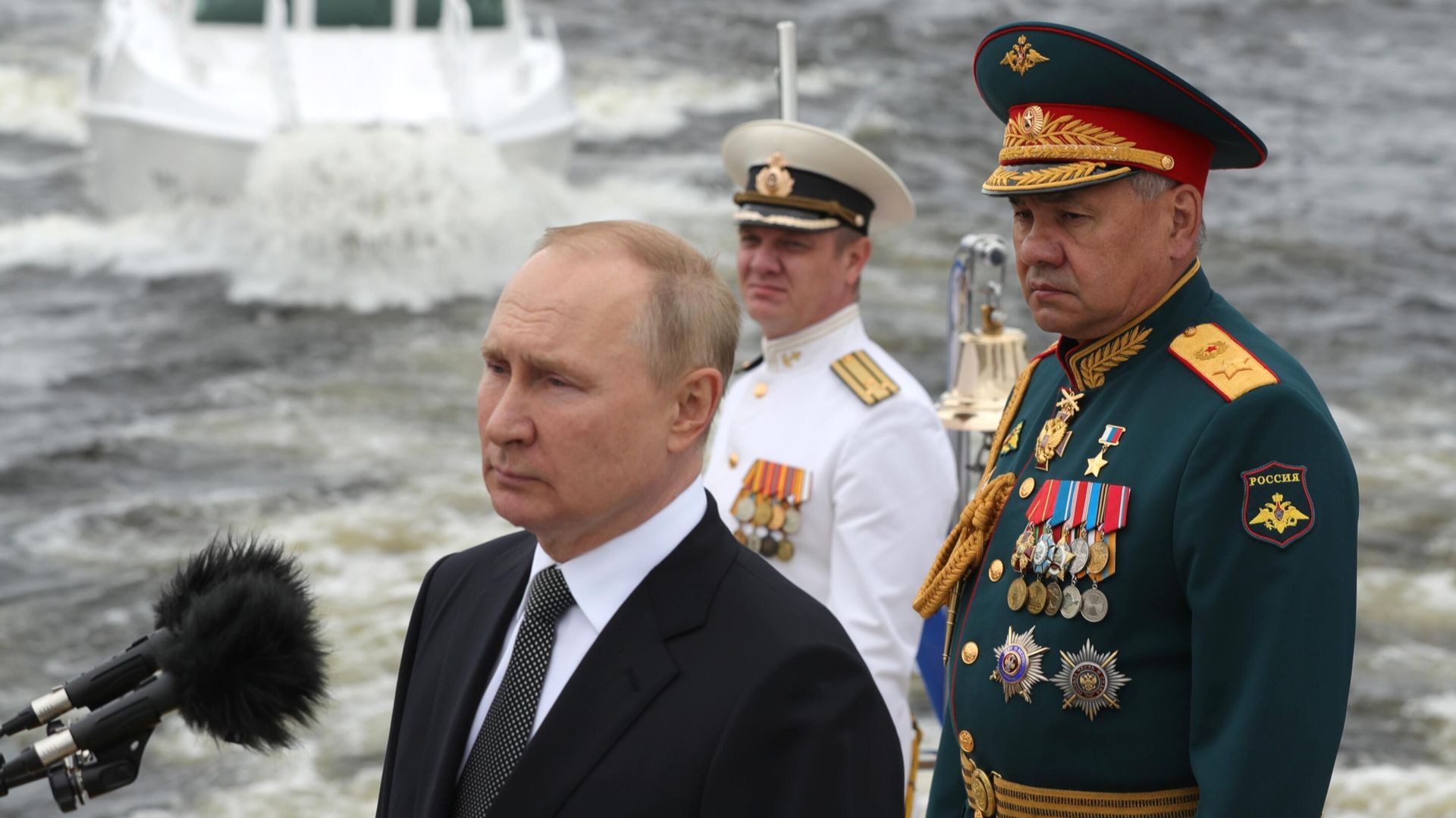 Президент РФ В. Путин принял Главный военно-морской парад - ИноСМИ, 1920, 22.09.2022
