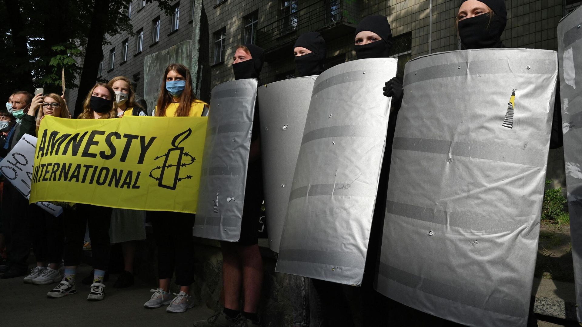 Активисты Amnesty International в Киеве - ИноСМИ, 1920, 11.08.2022
